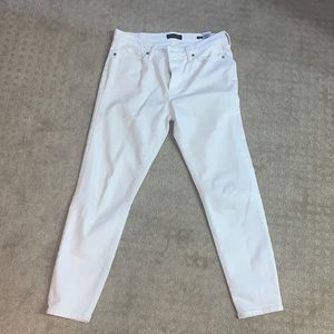Banana Republic skinny crop white jeans 29